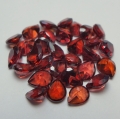 Bild 2 von 12.00 ct. VS! 30 pieces natural red 5 x 4 mm  Garnet Pears