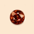 Bild 1 von 1.89 ct. Unbehandelter orange-brauner runder 6.4 mm Tansania Zirkon