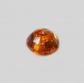 Bild 2 von 1.70 ct. Faszinierender orange-roter runder 7 mm Spessartin Granat