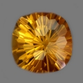 19.15 ct. VVS ! Klasse 17 x 17 mm Brasilien Cushion Citrin