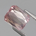 1.17 ct. VVS! Edler unbehandelter Light Pink 6.1 x 5.2 mm Mosambik Turmalin