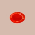 Bild 1 von 2.12 ct. Orange red facett. oval 11.4 x 8.4 mm Mexico Fire Opal