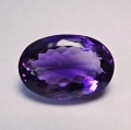 19.41 ct. Augenreiner ovaler 21 x 14 mm Brasilien Amethyst