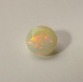 Bild 2 von 1.10 ct. Noble faceted  round 8 mm Multi-Color Ethiopia Opal