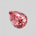 1.05 ct. Pfirsich pinker 6.7 x 5 mm Brasilien Zirkon Tropfen