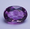 24.22 ct. Beautiful oval 21 x 15.6 mm Bolivien Rose Cut Amethyst