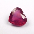 4.17ct. Fine Natural 12.1 x 9.3 mm Mozambique Ruby Heart
