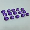 Bild 2 von 5.07 ct. 15 Stück ovale 5 x 4 mm Brasilien Amethyst Edelsteine