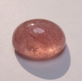 20.95ct ! Strawberry oval 19.6 x 15.2 mm  Quartz
