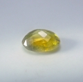 Bild 2 von 1.15 ct.  Edler ovaler gelblich grüner 7.2 x 5.3 mm Titanit Sphen