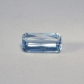 1.37 ct.  Gentle  blue 10.3 x 5 mm Aquamarine Baguette