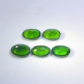 Bild 2 von 2.36 ct. 5 pieces oval natural 6 x 4 mm Chrome Diopside Gems