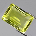 29.88ct VVS ! Edler großer 21 x 15 mm Brasilien Lemon Citrin Quarz mit Top Farbe