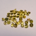 3.11 ct. 45 pieces Yellow round  2.2 mm Songea Sapphire