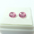 1.43 ct. Untreated Pair of oval 5.7 x 4.5 mm Pink Tanzanian Spinel
