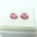 Bild 1 von 1.43 ct. Unbehandeltes Paar ovale 5.7 x 4.5 mm Pink Tansania Spinelle