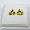 Bild 4 von 1.27 ct. Augenreines Paar Top Gelbe 6 mm Brasilien Goldberyll Edelsteine