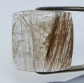 30.85 ct ! Big Square 22.5 x 22 mm Rutile  Quartz Cabochon