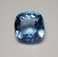 Bild 1 von 20.88 ct. Augenreiner 16 x 15.4  mm Brasilien Cushion Swiss Blue Topas