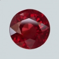 3.51 ct. Huge cherry red round  8.6 mm Rhodolite Garnet Gemstones