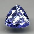 0.73 ct. VVS ! Schöner Blau Violetter 6 x 6 mm Triangel Tansanit