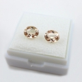 Bild 1 von 1.54 ct. Fine Pair of 6.6 x 5.5 mm Madagascar Morganite (Pink Emerald)