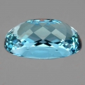 Bild 2 von 26.2 ct VVS! Klasse ovaler 21 x 14 mm Brasilien Swiss Blue Topas