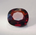 Bild 1 von 4.81 ct. Großer orangeroter 11.2 x 10.2mm Cushion Spessartin Granat