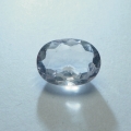 1.75 ct.White oval 8 x 7 mm Goshenite Beryl