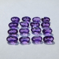 Bild 1 von 3.55 ct. 16 pieces fine oval  5 x 3 mm Bolivia Amethyst Gems