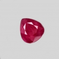 1.95 ct. Purplish red oval  7.7 x 7 mm Ruby Pear