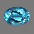 31 ct VVS! Großer ovaler 22 x 17 mm Brasilien Swiss Blue Topas