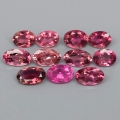 2.10 ct. 11 Stück feine unbehandelte Pink Mosambik Turmaline