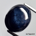 Bild 2 von 5.51 ct  Ovaler dunkelblauer 11 x 9 mm Blue Star Sternsaphir