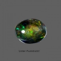 1.80 ct. Fine faceted oval 10 x 8 mm Multi-Color Ethiopia Opal