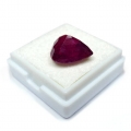 Bild 4 von 7.65 ct.Great Pink Red 9.9 x 8 mm Pear Facet Mozambique Ruby