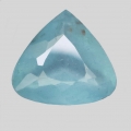9.75 ct. Blue natural 16.5 x 14.8 mm Brazil Triangel Aquamarine