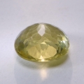 Bild 2 von 5 ct. Yellow greenish oval 11 x 10 mm Brazil Apatite
