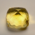 Bild 3 von 22.45 ct.  Goldgelber 16.1 x 16 mm Brasilien Cushion Citrin