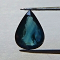 1.11 ct. Fine greenisch blue 8 x 6 mm Sapphire Pear