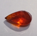 Bild 2 von 4.94 ct. Toller orange-roter 12.7 x 8.5 mm Spessartin Granat Tropfen