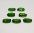 Bild 2 von 1.70 ct. 7 pieces oval natural 5 x 3 mm Chrome Diopside Gems