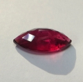 Bild 2 von 5.13 ct . Big red violet 15.5 x 7.5 mm Rhodolithe Marquise Garnet 