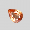 Bild 1 von 1.03 ct. Zarter oranger 7 x 5.5 mm Tansania Zirkon Tropfen