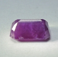 Bild 2 von 6.3 ct. Huge puple reddish  12.3 x 7.5 mm Songea  Sapphire Oktagon