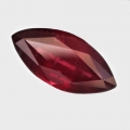 5.1 ct . Big red violet 15.5 x 7.5 mm Rhodolithe Marquise Garnet 