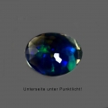 Bild 3 von 1.45 ct.  Feiner facett. oval 10 x 8 mm Multi-Color Äthiopien Opal