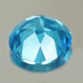 Bild 2 von 3.14 ct. Natürlicher runder 9.0 mm Brasilien Swiss Blue Topas