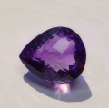 Bild 1 von 29.87 ct.  Schöner violetter 20.7 x 17.8 mm Amethyst Tropfen