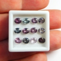 5.93 ct. 12 pieces of natural oval 5 x 4 mm Burma Spinel Gemstones
